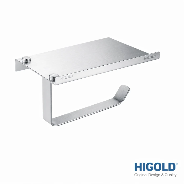 [HG-609022] Higold Toilet Paper Holder – Brushed Stainless Steel