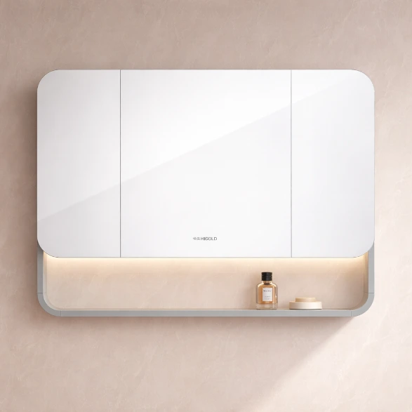 Higold BB5 LED Mirror Cabinet – 950×600mm – Open Shelf – Sensor Touch