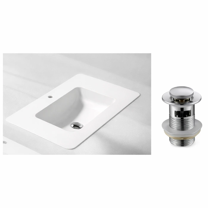 [HG-936011W-2R60] Higold AB2 Integrated Basin Top – 1000mm – White