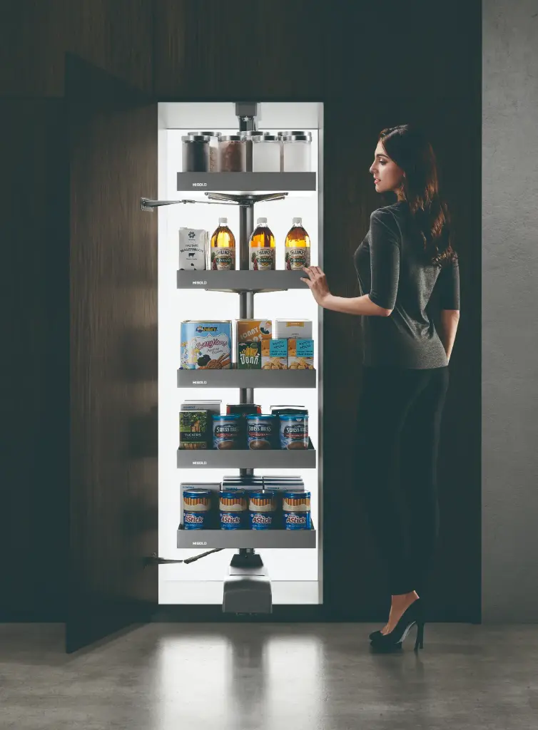 [HG-205186] Higold Shearer 2.0 Pull-Out Tower Pantry – 600mm – 6 Basket