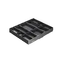 HIGOLD Drawer Organizer – 7 Compartment Cutlery Storage Tray – 600mm