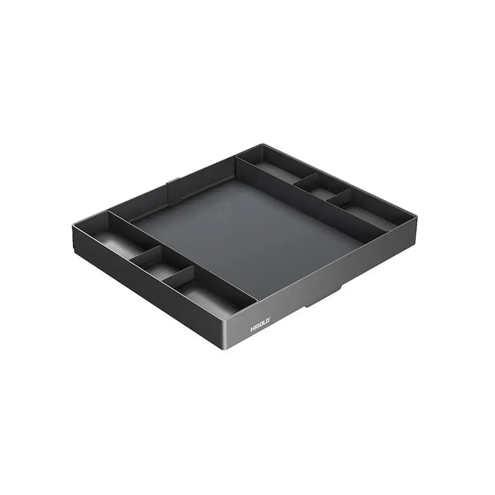 Shearer PRO Kitchen Pull Out Pantry Drawer - Adjustable Aluminium Organisers - 7 Sections - for 600mm