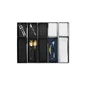 Shearer PRO Kitchen Drawer Organiser - Adjustable 10 Cutlery Trays - 600mm