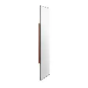 B Series Slide Out Revolving Mirror - 1700mm High - Natural Leathery Handle