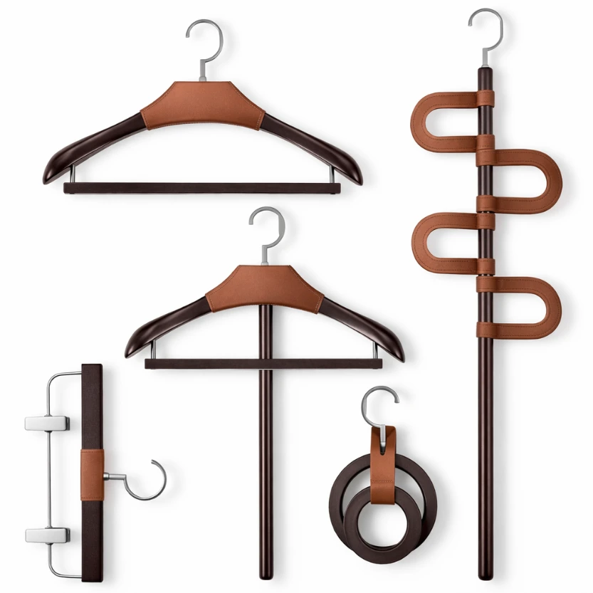 Higold B Series Wooden Hanger Set – Leather