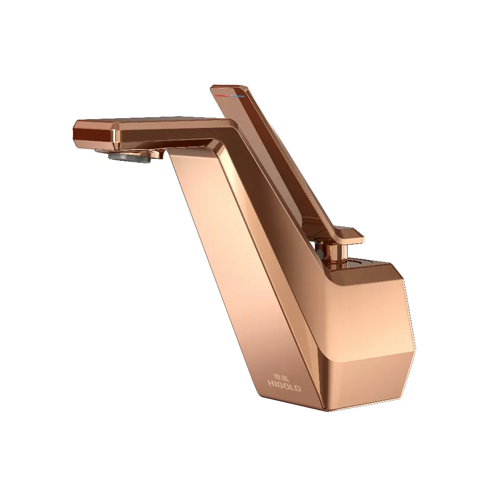 HIGOLD IP DESIGN - B3 Low Lead Brass Undermount Basin Mixer Tap - Rose Gold 146H