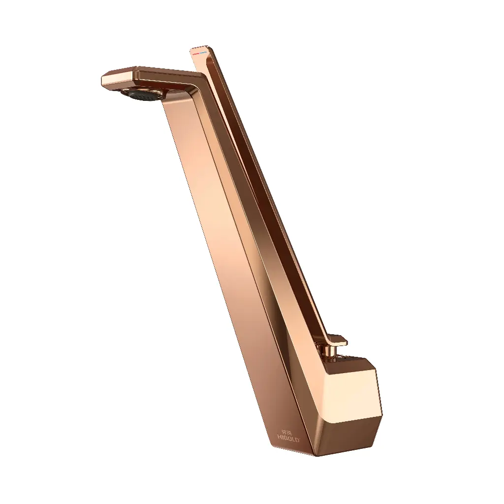 [HG-821317] HIGOLD IP DESIGN - B3 Low Lead Brass Undermount Basin Mixer Tap - Rose Gold 271H