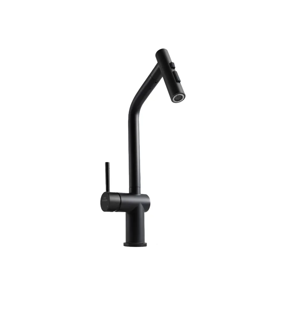 Higold BN1.0 Pull-Out Kitchen Mixer – Matte Black