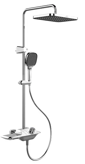 B2 Shower Set Chrome