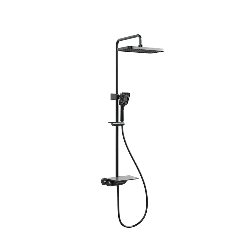 Higold BS2 Thermostatic Shower Set – 3 Mode – Gunmetal Grey
