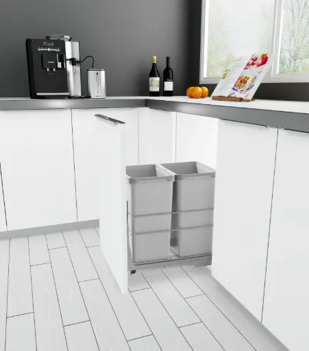 [00307026] Double Waste Bin 450