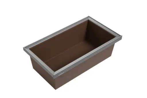 [00706051S] Leathery Clothes Basket 600D