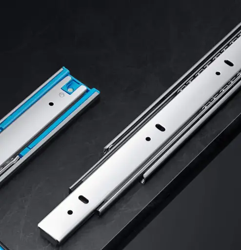 [HG-815306] G Series Full Extension - Soft-close Ball Bearing Slide - NL 500mm - Black - Soft Close