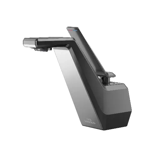 [HG-821313] HIGOLD IP DESIGN - B3 Low Lead Brass Undermount Basin Mixer Tap - Gunmetal Grey 146H