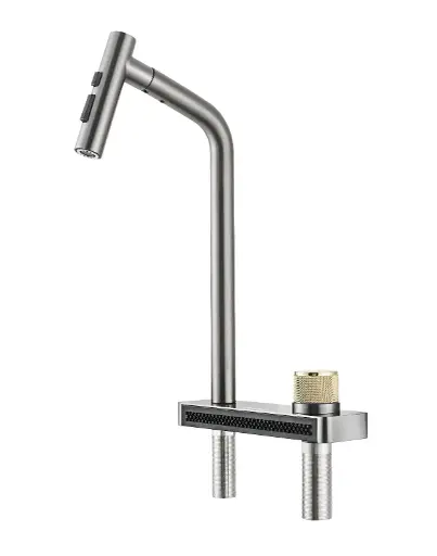 [00980216] Waterfall Tap SS Raw Color