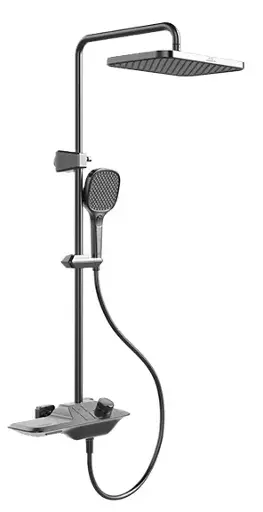 [00820504] B2 Shower Set Gun Grey