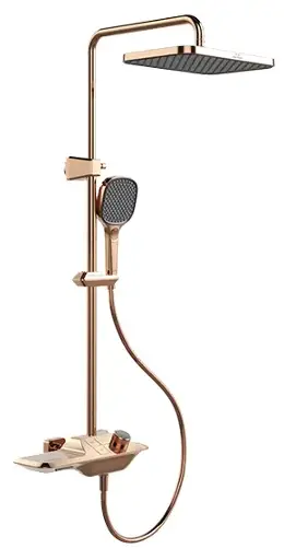 [00820505] B2 Shower Set Rose Gold
